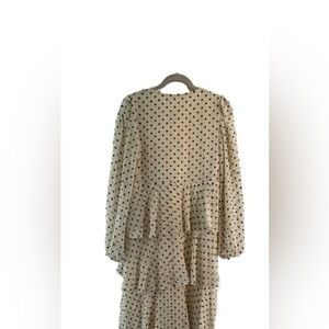 Forever 21 Cream Polka Dot Tiered Dress  Sold Out  everywhere Small